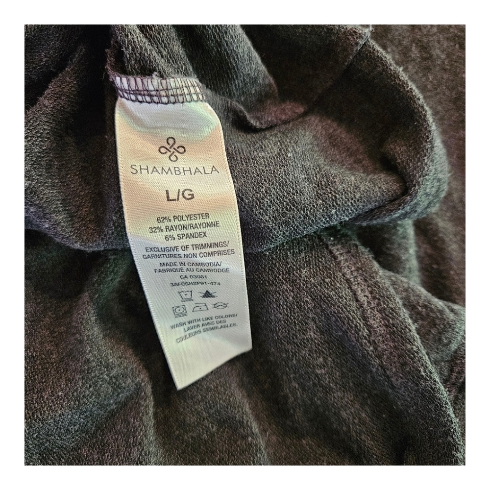Gray Ruched Long Sleeve Top​​​ - Picture 4 of 4